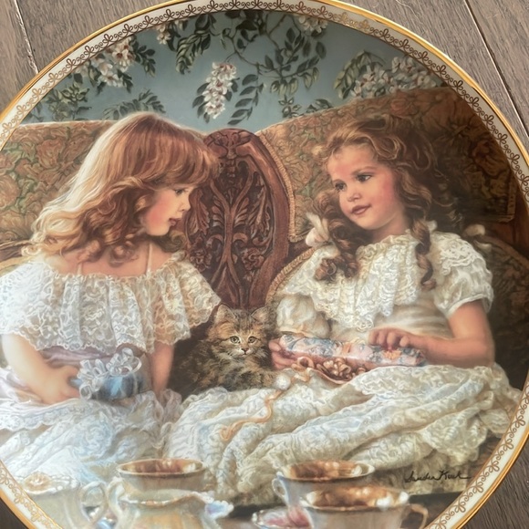 8" Collectors Plate #814A "Best Friends" By Sandra Kuck 1993 - Picture 10 of 10
